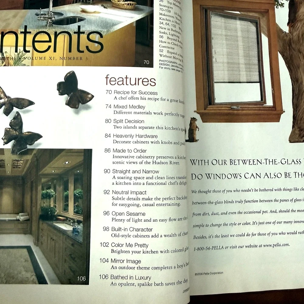 Vintage Home Magazine Lot English Home Neiman Marcus Kitchens‎ Baths 2001-2002